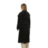 Cappotto Tagliatore con Cappuccio Nero